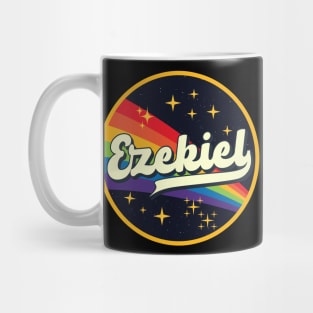 Ezekiel // Rainbow In Space Vintage Style Mug